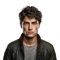 AI generated Portrait of a young man clip art png