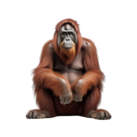 ai genererad orangutang klämma konst png