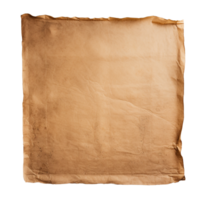 AI generated Old worn paper sheet clip art png