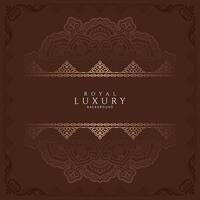 Classic stylish floral frame luxurious royal background vector