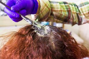 person in the beauty salon photo