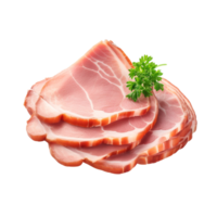 AI generated Ham slice clip art png