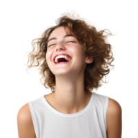 AI generated Happy woman clip art png