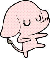 süßer Cartoon-Elefant png