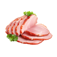 AI generated Ham slice clip art png