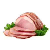 AI generated Ham slice clip art png