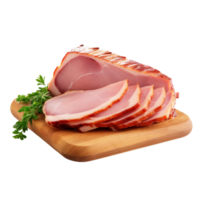 AI generated Ham slice clip art png