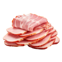 AI generated Ham slice clip art png