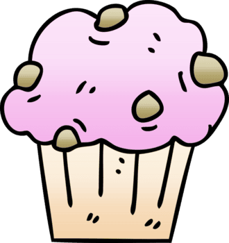 lutning skuggad knäppa tecknad serie choklad kaka png