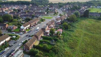 High Angle Time Lapse Footage of Farley Hills Area of Luton City, England UK video
