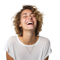AI generated Happy woman clip art png