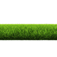 AI generated Green grass field clip art png