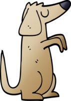 cartoon doodle dog png