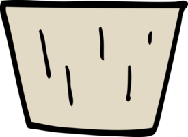 pot à muffins de dessin animé png