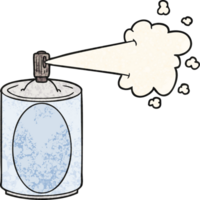 cartoon aerosol spray can png