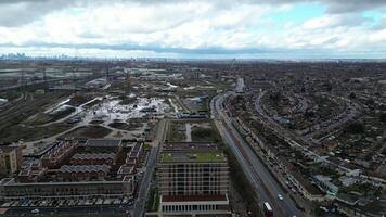 High Angle Dagenham East London. The Capital London City of England Great Britain. March 2nd, 2024 video