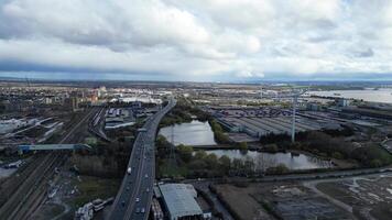 bellissima Visualizza di Dagenham Londra città di Inghilterra unito regno. marzo 2°, 2024 video