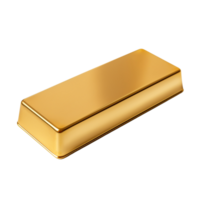 AI generated Gold bar clip art png