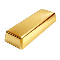 AI generated Gold bar clip art png