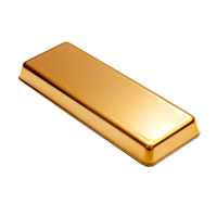 AI generated Gold bar clip art png