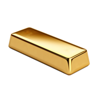 ai gegenereerd goud bar klem kunst png