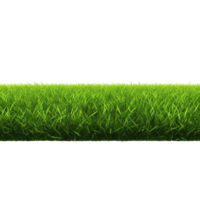 AI generated Green grass field clip art png