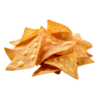 ai generiert gebraten Tortilla Nacho Chips Clip Kunst png