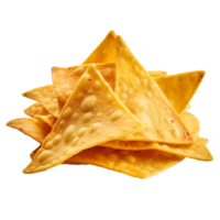 ai generiert gebraten Tortilla Nacho Chips Clip Kunst png