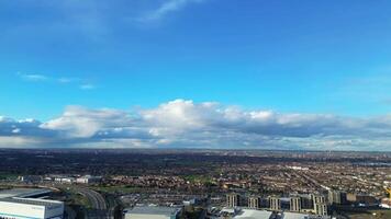 alto ángulo Dagenham este Londres. el capital Londres ciudad de Inglaterra genial Bretaña. marzo 2do, 2024 video