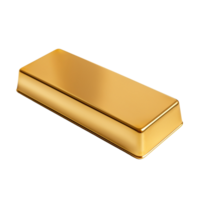 AI generated Gold bar clip art png