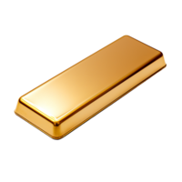 AI generated Gold bar clip art png