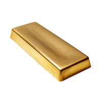 AI generated Gold bar clip art png