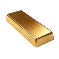 AI generated Gold bar clip art png