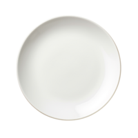 AI generated Empty ceramic round plate clip art png