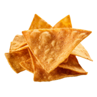 ai generiert gebraten Tortilla Nacho Chips Clip Kunst png