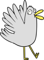 cartoon bird squawking png