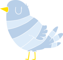 flat color style cartoon bird png