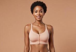 AI Generated Athletic Woman in Sportswear photo