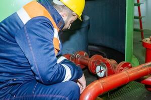 industrial worker at the work photo