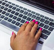 pretty girl in office photo