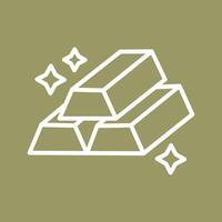 Gold Bars Vector Icon