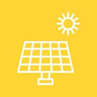 Solar Panel Vector Icon