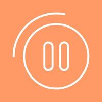Pause Button Vector Icon