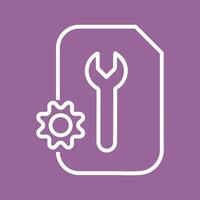 Document Setting Vector Icon