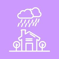 Rain Vector Icon