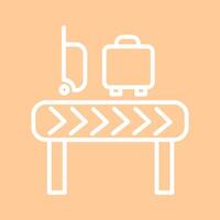 Luggage Carousel Vector Icon