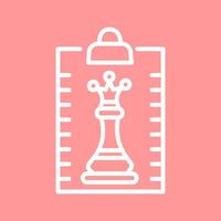 Clipboard Chess Vector Icon