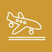 Flight Landing Vector Icon