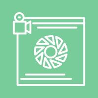 Camera Lens Vector Icon