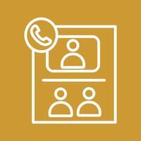 Conference Call Vector Icon